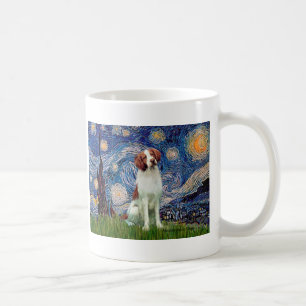 ブリタニースパニエル犬3スターリーナイト コーヒーマグカップ