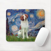 ブリタニースパニエル犬3スターリーナイト マウスパッド (マウス)