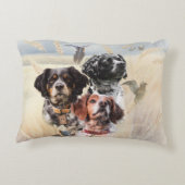 ブリタニースパニエル犬 アクセントクッション (裏面)