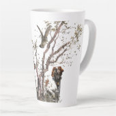 ブリタニースパニエル犬 カフェラテマグ (右アングル)