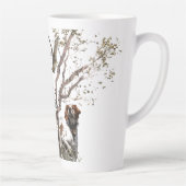 ブリタニースパニエル犬 カフェラテマグ (右)