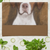 ブリタニースパニエル犬 キッチンタオル (折り畳み)