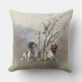 ブリタニースパニエル犬 クッション (正面)