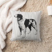 ブリタニースパニエル犬 クッション (ブランケット)