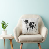 ブリタニースパニエル犬 クッション (椅子)