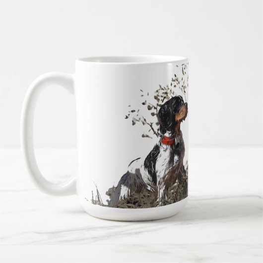 ブリタニースパニエル犬 コーヒーマグカップ (左)