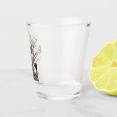 ブリタニースパニエル犬 ショットグラス (右)