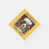 ブリタニースパニエル犬 スタンダードカクテルナプキン (角)