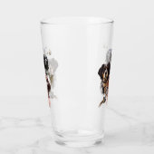 ブリタニースパニエル犬 タンブラーグラス (左)