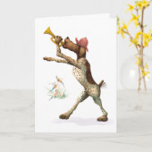 ブリタニースパニエル犬-ハッピーバースデーグリーティングカード カード (黄色い花)