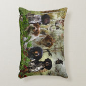 ブリタニースパニエル犬、バード狩り アクセントクッション (正面(垂直))