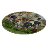 ブリタニースパニエル犬、バード狩り カッティングボード (角)