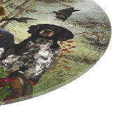 ブリタニースパニエル犬、バード狩り カッティングボード (角)