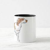 ブリタニースパニエル犬 マグカップ (中央)