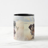 ブリタニースパニエル犬 マグカップ (中央)