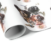 ブリタニースパニエル犬 ラッピングペーパー (ロールコーナー)