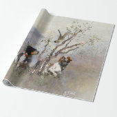 ブリタニースパニエル犬 ラッピングペーパー (アンロールド)