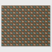 ブリタニースパニエル犬 ラッピングペーパー (フラット)