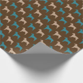 ブリタニースパニエル犬 ラッピングペーパー (角)