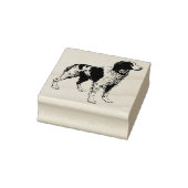 ブリタニースパニエル犬 ラバースタンプ (スタンプ)