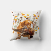 ブリタニースパニエル犬、狩りフェザントコーヒーマグT-Sh クッション (裏面)