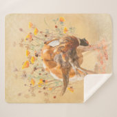 ブリタニースパニエル犬、狩りフェザントコーヒーマグT-Sh シェルパブランケット (正面(横))