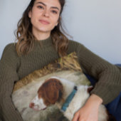 ブリタニースパニエル犬 – 銅 クッション