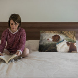 ブリタニースパニエル犬 – 銅 クッション