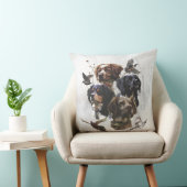 ブリタニースパニエル犬、鳥の狩りシーズン クッション (椅子)