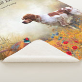 ブリタニースパニエル犬、鳥の狩りシーズン シェルパブランケット (3/4)