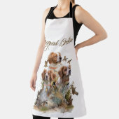 ブリタニースパニエル犬、鳥への情熱 エプロン (インサイチュ)