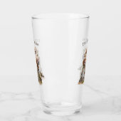 ブリタニースパニエル犬、鳥への情熱 タンブラーグラス (左)