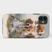 ブリタニースパニエル犬、鳥への情熱 Case-Mate iPhoneケース (裏面(横))