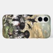 ブリタニースパニエル犬、鳥への情熱 Case-Mate iPhoneケース (裏面 (横))