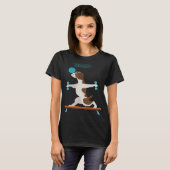 ブリタニードッグおもしろいジムBalanced & Brili Tシャツ (正面フル)
