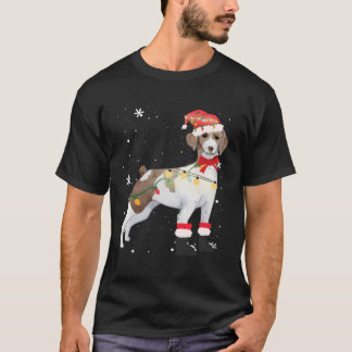 ブリタニードッグツリークリスマスママパパギフトのためのクリスマス Tシャツ