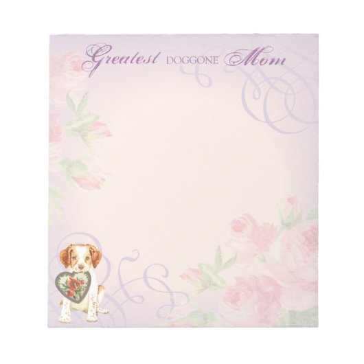 ブリタニーハートママ ノートパッド (正面)