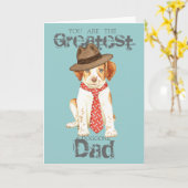 ブリタニーパパ カード (黄色い花)