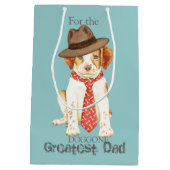 ブリタニーパパ ミディアムペーパーバッグ (裏面)