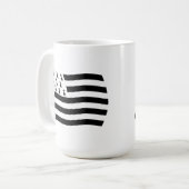 ブリタニー国旗のマグカップ コーヒーマグカップ (正面左)