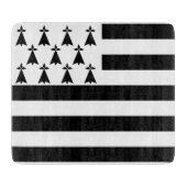 ブリタニー国旗の切り出しボード カッティングボード (正面)