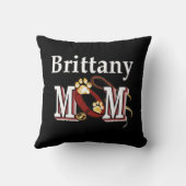 ブリタニー犬の母 クッション (裏面)