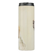 ブリタニー絵画ズ – かわいいオリジナルドッグアート タンブラー (裏面)