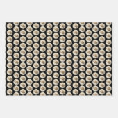 ブリタニー絵画ズ – かわいいオリジナルドッグアート ラッピングペーパーシート (正面3)