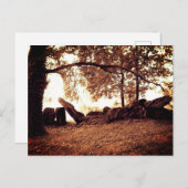 ブリタニー葉書の巨石ドルメン ポストカード (正面/裏面)