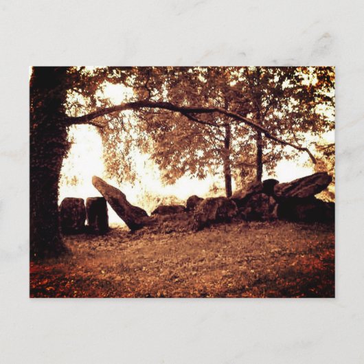 ブリタニー葉書の巨石ドルメン ポストカード (正面)