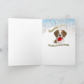 ブリタニー・サンタは長いカードを取る シーズンカード (内部)