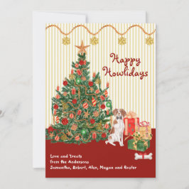 ブリタニー・スパニエル ツリー プレゼント 楽しいホリデーシーズン