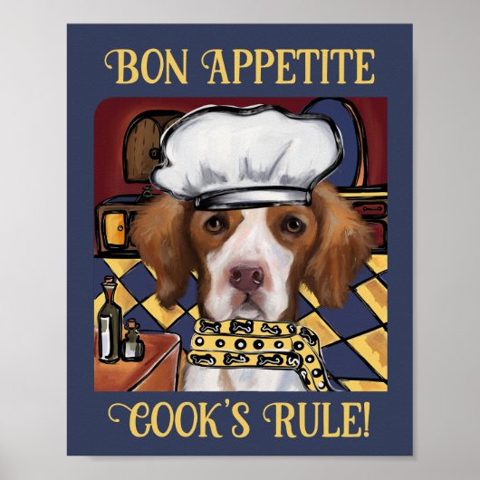 ブリタニー・スパニエル ポスター (正面)