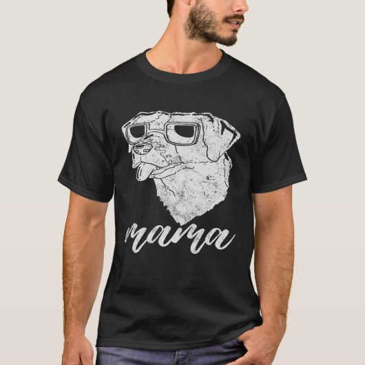 ブリタニー・スパニエル・ママ・モム ヴィンテージ Tシャツ (正面)